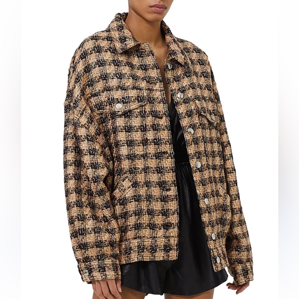 IRO Siema Houndstooth Tweed Jacket NWT